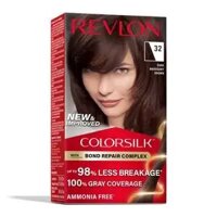Thuốc nhuộm dưỡng tóc Revlon Colorsilk #32 hàng mỹ xách tay màu nâu gỗ
