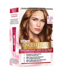Thuốc nhuộm Loreal Excellence Creme 6.35 – Màu nâu sô cô la , phủ bạc 100%, dưỡng tóc mềm mượt, màu đẹp tự nhiên