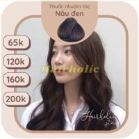 Thuốc nhuộm màu Nâu Đen, màu nhuộm tóc nâu đen loại cao cấp bền màu giữ tóc chống hư tổn