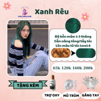 Thuốc nhuộm màu XANH RÊU tặng trợ dưỡng