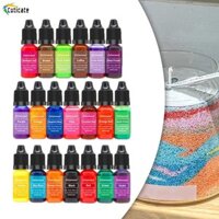 Thuốc nhuộm nến lỏng Thuốc nhuộm màu nến 20 chiếc Phụ kiện trang trí sáng tạo Thủ công DIY
