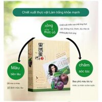 Thuốc Nhuộm Phủ Bạc Đen Tóc 500mlx2 chính hãng Mận Trà