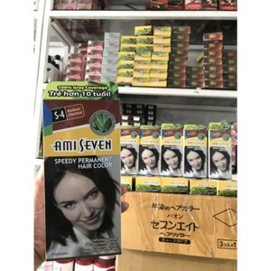 Thuốc nhuộm phủ bạc thảo dược Ami Seven (60g+60g)