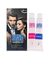 Thuốc nhuộm Quick Seven Hair Color S5 – Màu nâu sáng, phủ bạc nhanh 7 phút dùng cho cả nam và nữ