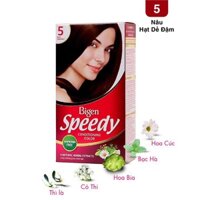 Thuốc nhuộm thảo dược phủ bạc Bigen Speedy số 5 nâu hạt dẻ