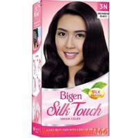 Thuốc Nhuộm Tóc 3N Nâu Đen Bigen Silk Touch Cream Color Bst Chính Hãng.