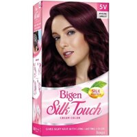 Thuốc Nhuộm Tóc 5V Đỏ tím violet Bigen Silk Touch Cream Color BST Chính Hãng. vov cung cấp và bảo trợ.