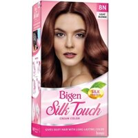 Thuốc Nhuộm Tóc 8N Vàng nhạt Bigen Silk Touch Cream
