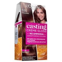 Thuốc nhuộm tóc bán vĩnh viễn L'Oreal Paris Casting Creme Gloss - 535 Chocolate (Không chứa amoniac)