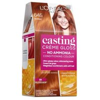 Thuốc nhuộm tóc bán vĩnh viễn L'Oreal Paris Casting Creme Gloss - 645 Amber (Không chứa amoniac)