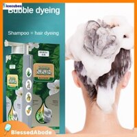 Thuốc nhuộm tóc Beirou Bubble Pure Plant Essence thuốc nhuộm tóc gia dụng dễ nhuộm màu dầu gội không mùi gây kích ứng màu tự nhiên thích hợp cho người lười nhuộm tóc ICECUBES BlessedAbode