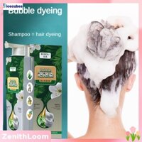 Thuốc nhuộm tóc Beirou Bubble Pure Plant Essence thuốc nhuộm tóc gia dụng dễ nhuộm màu dầu gội không mùi gây kích ứng màu tự nhiên thích hợp cho người lười nhuộm tóc ICECUBES ZenithLoom