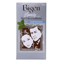 Thuốc Nhuộm Tóc Bigen 883 Nâu Sẫm (Dark Brown) Speedy Hair Color Conditioner 100% chính hãng.