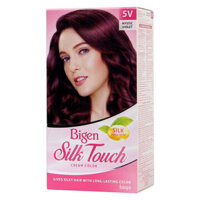Thuốc Nhuộm Tóc Bigen Phủ Bạc Dạng Kem 5V Đỏ Tím Violet 80ml