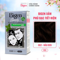 Thuốc nhuộm tóc Bigen Speedy Hair Color Conditioner 882 Nâu Đen 80g