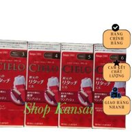 Thuốc nhuộm tóc CIELO Nhật Bản tone 3,4,5,6 kèm bill hàng Nhật chính hãng