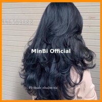 thuốc nhuộm tóc đen ánh xanh chì - Minbi Shop