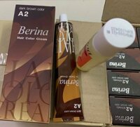 Thuốc Nhuộm Tóc Đen Nâu Berina A2 Thái Lan (60ml)