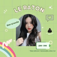 Thuốc Nhuộm Tóc ĐEN TỰ NHIÊN (Kèm Oxy Trợ Nhuộm và Găng Tay) - Le.Raton Hair