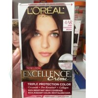 Thuốc nhuộm tóc dưỡng tóc phủ bạc LOREAL Paris Excellence Crème - Hàng Mỹ Chính Hãng - Hàng Air