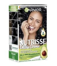 Thuốc nhuộm tóc Garnier Nutrisse 1 Tiefes Schwarz – màu đen tuyền, 1 hộp