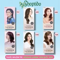 Thuốc nhuộm tóc Hàn Quốc Obsidian Luminic hair color cream NPP Shoptido