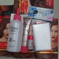 THUỐC NHUỘM TÓC HÀN QUỐC DOUBLE RICH MÀU NÂU ÁNH CAM, LÊN MÀU CHUẨN,TÓC MƯỢT,HÀNG CHÍNH HÃNG
