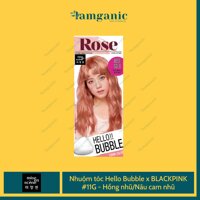 Thuốc Nhuộm Tóc Hello Bubble BlackPink chính hãng Mise En Scene – Màu Rose Gold (Hồng Nhũ)