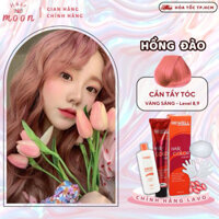 Thuốc nhuộm tóc Lavox màu HỒNG ĐÀO, HỒNG CAM TRÀ,Thuốc nhuộm tóc Rewell chính hãng tại nhà Moon Hair