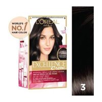 Thuốc nhuộm tóc Loreal #3 nâu đen