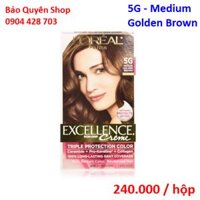 Thuốc nhuộm tóc L’Oréal Paris – 5G Medium Golden Brown