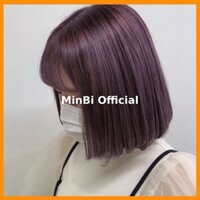 thuốc nhuộm tóc màu đen tím + tặng oxy trợ dưỡng - Ngọc Khuê Shop - Xanh Liga - Minbi Shop
