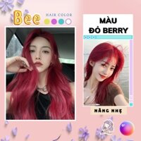 Thuốc nhuộm tóc màu ĐỎ BERRY không tẩy | Bee haircolor, Beehaircolor