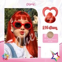 Thuốc nhuộm tóc màu ĐỎ CAM - ORANGE RED cần dùng thuốc tẩy tóc Chenglovehairs, Chenglovehair