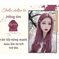 Thuốc Nhuộm Tóc Màu HỒNG TÍM - Hồng Ánh Be Kèm Tẩy | Julyhair, Julyhairs