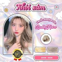 Thuốc nhuộm tóc màu KHÓI XÁM, KHÓI ÁNH XÁM thuốc nhuộm tóc cao cấp, kem nhuộm tóc tại nhà Buddyhairs tặng kèm dụng cụ