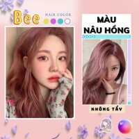 Thuốc nhuộm tóc màu NÂU HỒNG không tẩy | Bee haircolor, Beehaircolor