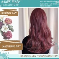 Thuốc nhuộm tóc màu NÂU HỒNG ĐẤT Johnny Feel - Lên Từ Nền Nâu - KHÔNG TẨY