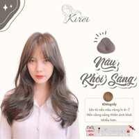Thuốc nhuộm tóc màu NÂU KHÓI SÁNG không cần tẩy tóc Kirei Hair, KireiHair, KIREIHAIR