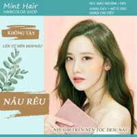 Thuốc nhuộm tóc màu NÂU RÊU - Lên Từ Nền Đen/ Nâu - KHÔNG TẨY