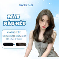 Thuốc Nhuộm Tóc Màu NÂU RÊU, KHÔNG TẨY - MOLLY HAIR