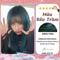 Thuốc nhuộm tóc màu RÊU ĐA TRẦM . Thuốc nhuộm tóc tại nhà Beehair