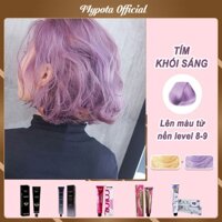 Thuốc nhuộm tóc màu tím khói sáng kiêu hàn quốc tự nhuộm tại nhà lên màu tôn da TN46