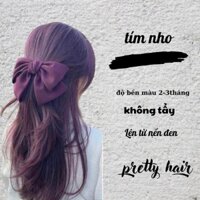 Thuốc nhuộm tóc Màu tím nho kèm oxy+dưỡng