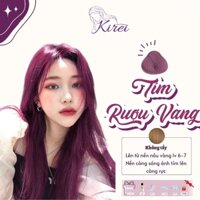 Thuốc nhuộm tóc màu TÍM RƯỢU VANG không cần tẩy tóc Kirei Hair, KireiHair, KIREIHAIR
