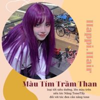 Thuốc nhuộm tóc màu Tím Trầm/Than  , Happi.Hair , cao cấp , an toàn, nội địa Hàn