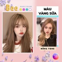 Thuốc nhuộm tóc màu VÀNG SỮA không tẩy | Bee haircolor, Beehaircolor