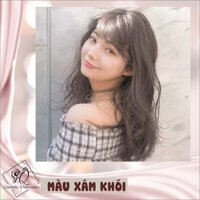 Thuốc nhuộm tóc màu xám khói phù hợp mọi tone da - Tặng kèm oxy trợ nhuộm và găng tay