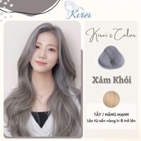 Thuốc nhuộm tóc màu XÁM KHÓI cần tẩy tóc Kirei Hair, KireiHair, KIREIHAIR