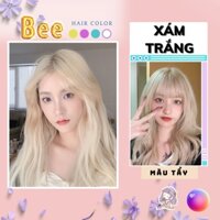 Thuốc nhuộm tóc màu XÁM TRẮNG cần tẩy | Bee haircolor, Beehaircolor